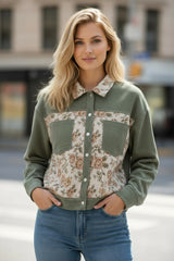 Surchemise Patchwork Florale Rétro