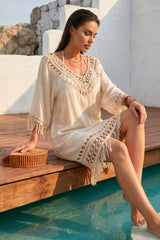 🌴 SOFT ESCAPE – The bohemian dress with delicate crochet finishes