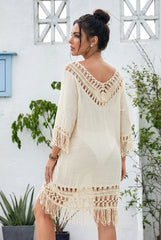 🌴 SOFT ESCAPE – The bohemian dress with delicate crochet finishes