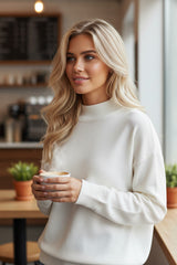 6 couleurs pour le pull col montant tout en éclat