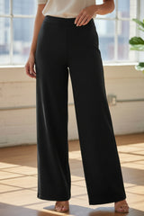 Pantalon en 3 couleurs fluide taille haute – Élégance naturelle