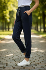 ✨ Pantalon jogger chic en toile – Confort structuré