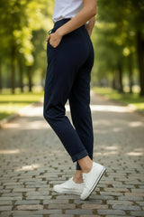 ✨ Pantalon jogger chic en toile – Confort structuré