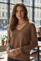 5 couleurs pour Le pull col V qui réchauffe les cœurs