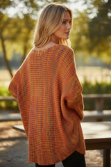 Coupe longue et décontractée multicolore