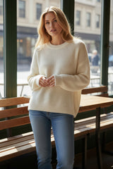 Pull d’hiver en maille tricotée