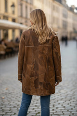 🧥 Veste vintage en peau retournée - EQUITY by SHEARLING