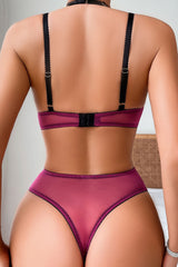 ✨  Set de lencería glamoroso fucsia ✨