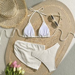 ✨ AZURA SENSUAL – El conjunto de 3 piezas blanco que realza tus curvas