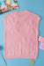 High pink sweater with short sleeves *