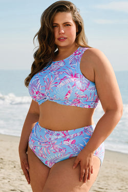 Ensemble bikini imprimé floral grande taille *