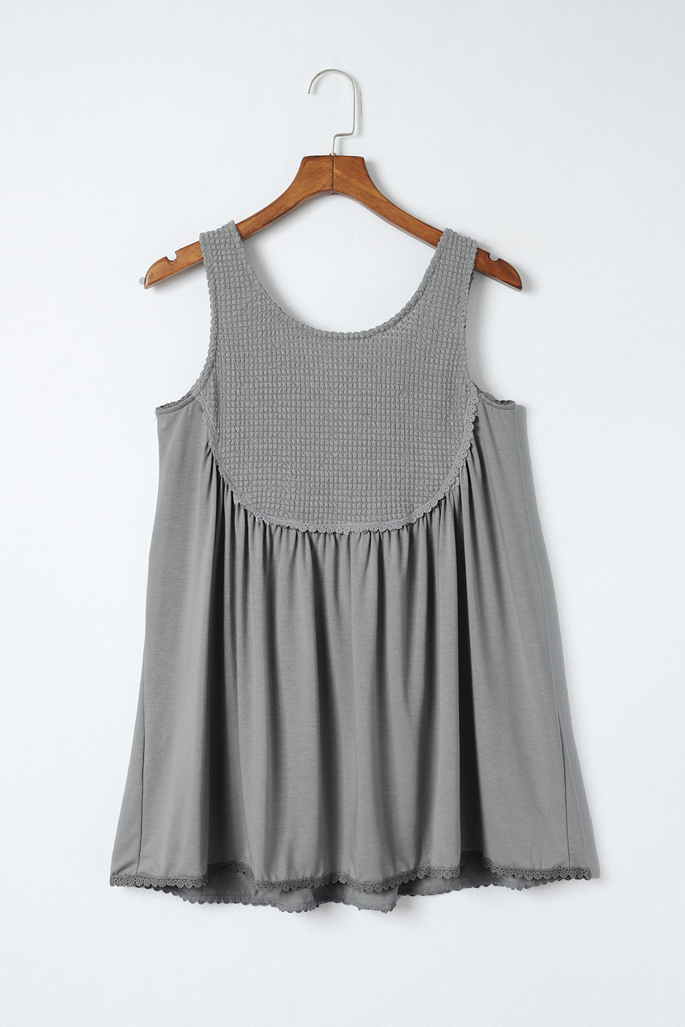 Panel de punto térmico gris babydoll camina de tanques