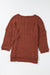 Large textured sweater with a flood of the color of the color of a plain color Gold Flame