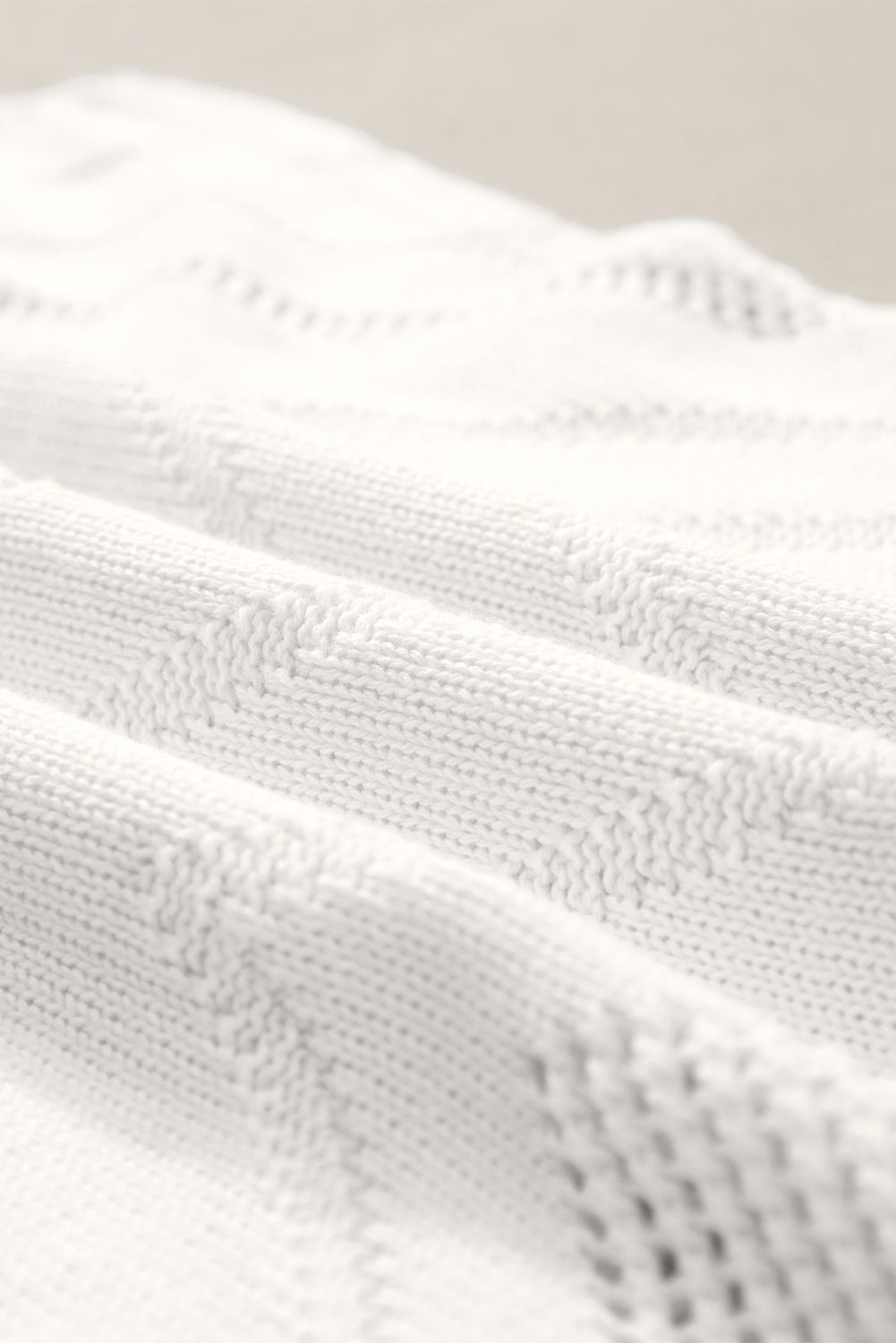 White Chevron Podelle tricot Spaghetti STAPS GIET GIET