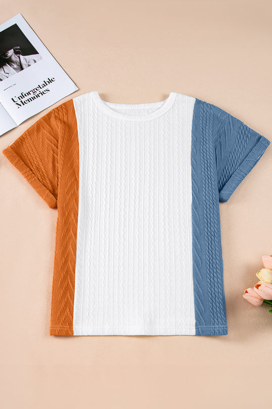 Light blue loose cup t-shirt *