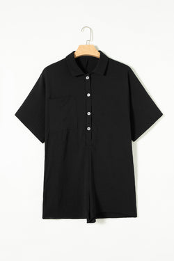 Black Ample Combi-Short *