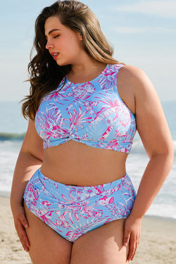 Ensemble bikini imprimé floral grande taille *