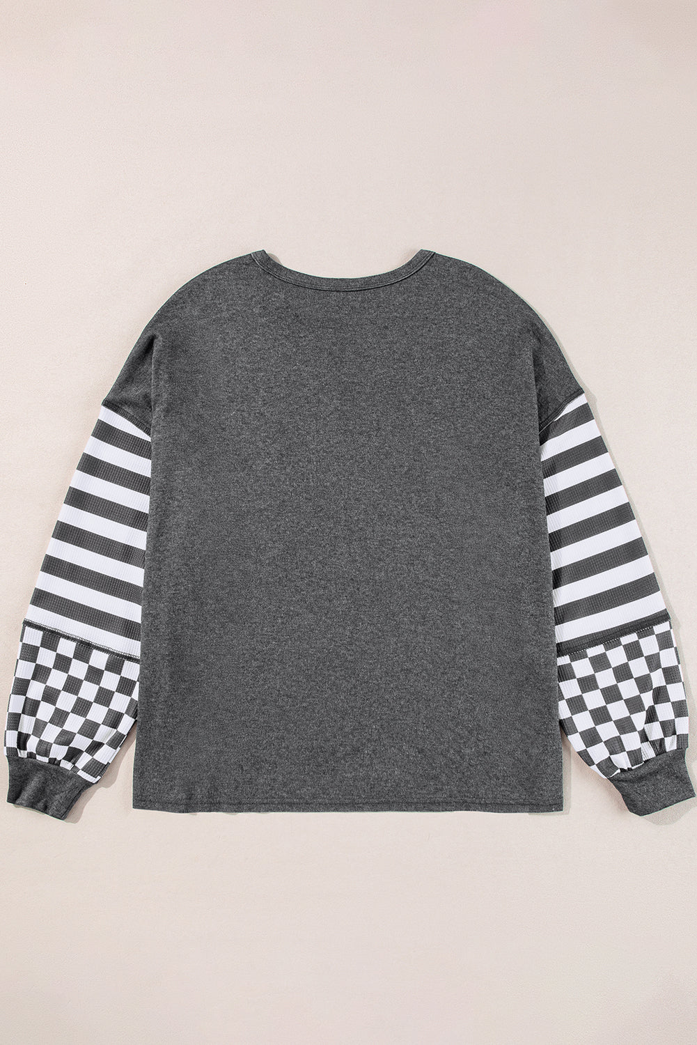 Chemisier gris foncé à poches et manches lanternes *-A WOMAN WE LOVE