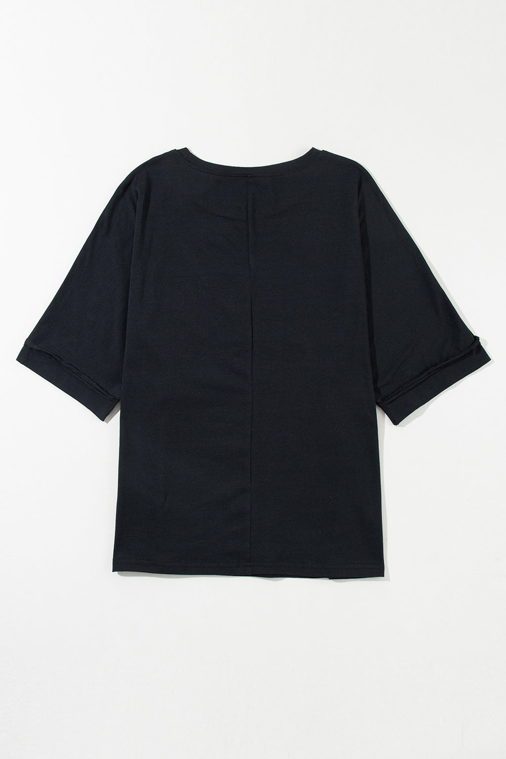 Camiseta de colon roja negra y parches de mamá cet