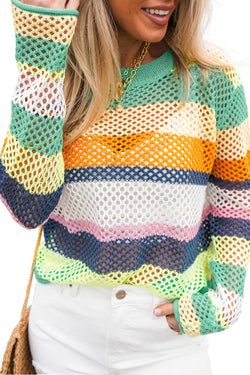 Patchwork Knitting Sweater *