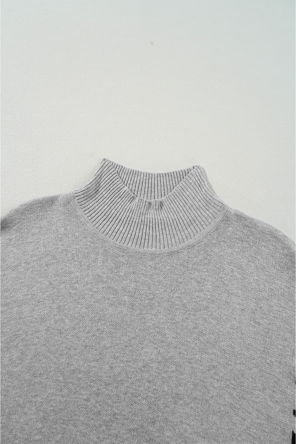 Uversize pulite gray leopard with upright collar *