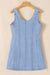 Shortly sleeveless denim dress *