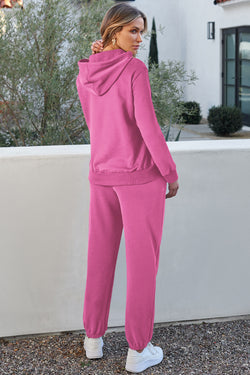 Candy Solid Color Fleece Lined Drawstring Hoodie with Pocket