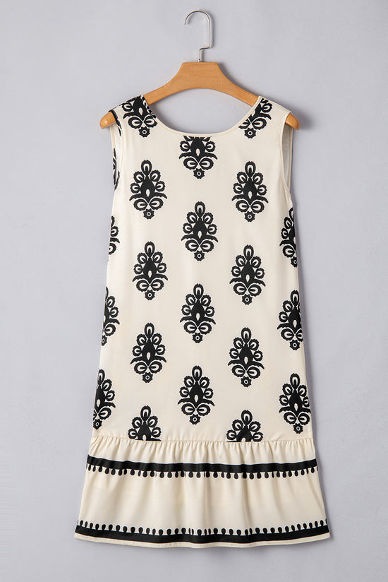 MINI-ROBE with geometric print *