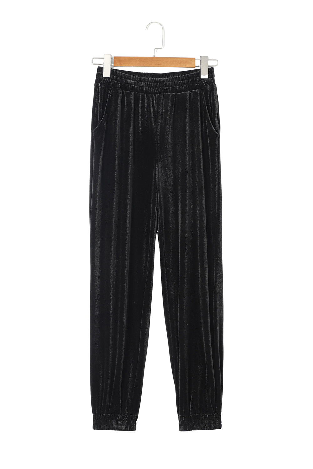 Pantalon de jogger en velours noir noir