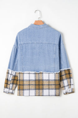 Dank jacket Oversize checkered buttoned *