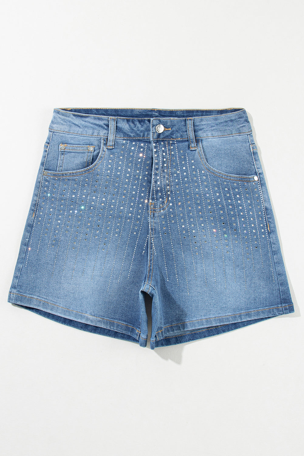 Ashleigh Blue Rhingestone Embelli Denim Shorts