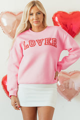 Lover sweatshirt with puffy print *