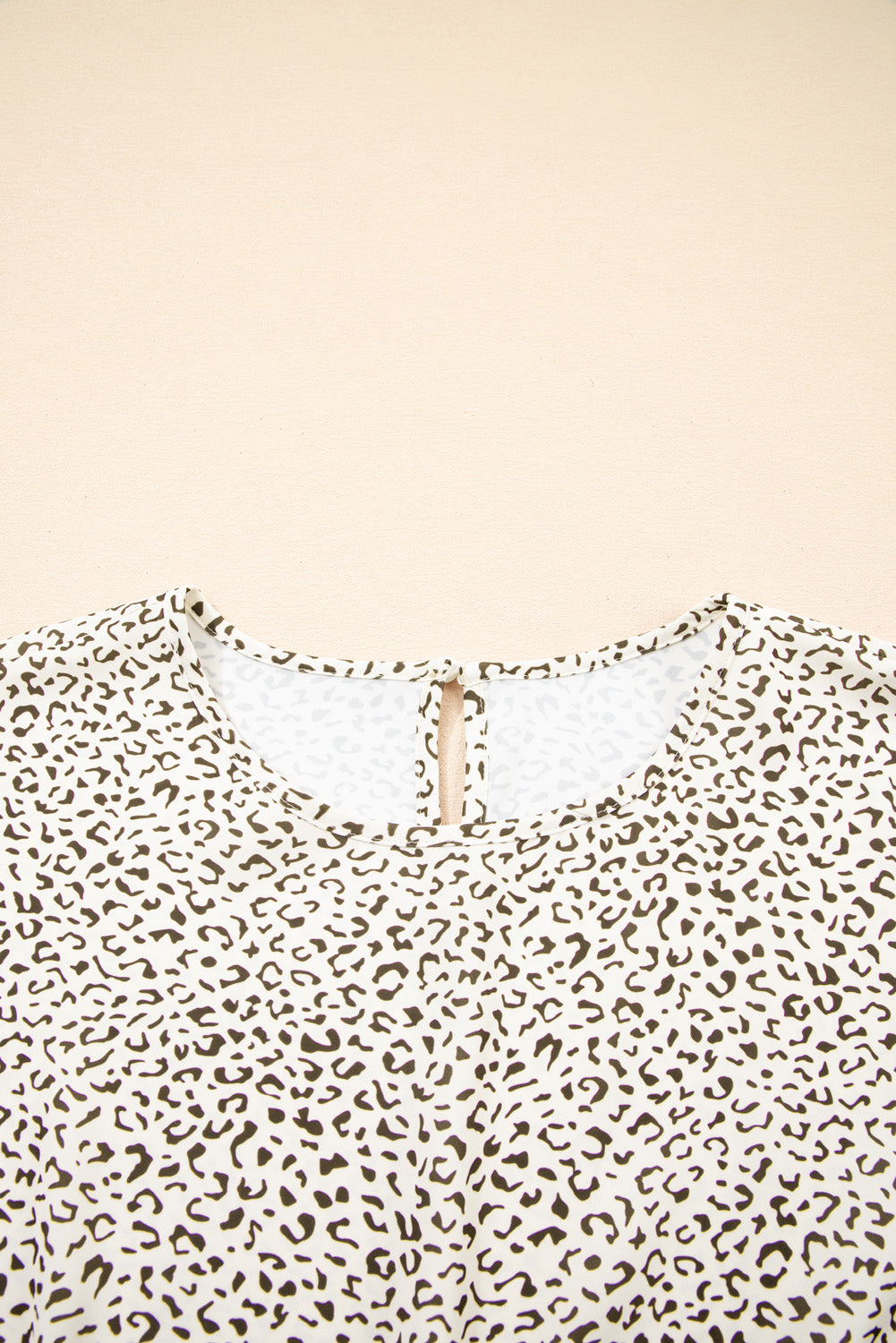 Robe évasée à manches courtes de grande taille *