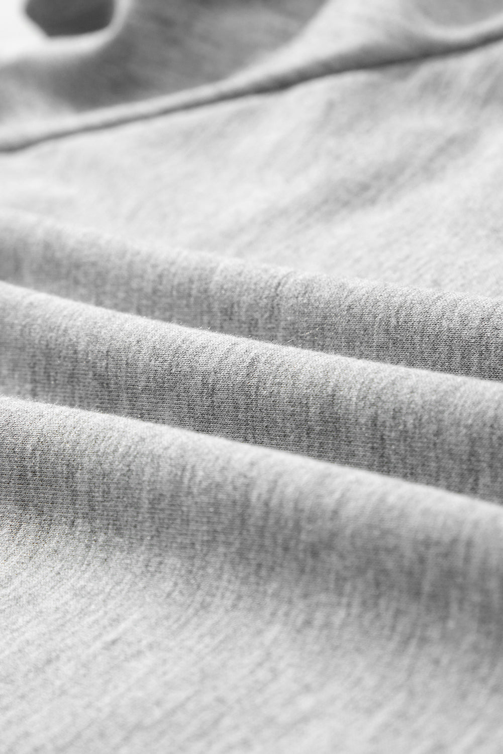 Sweat à capuche gris cordon et salon de pantalon à taille haute