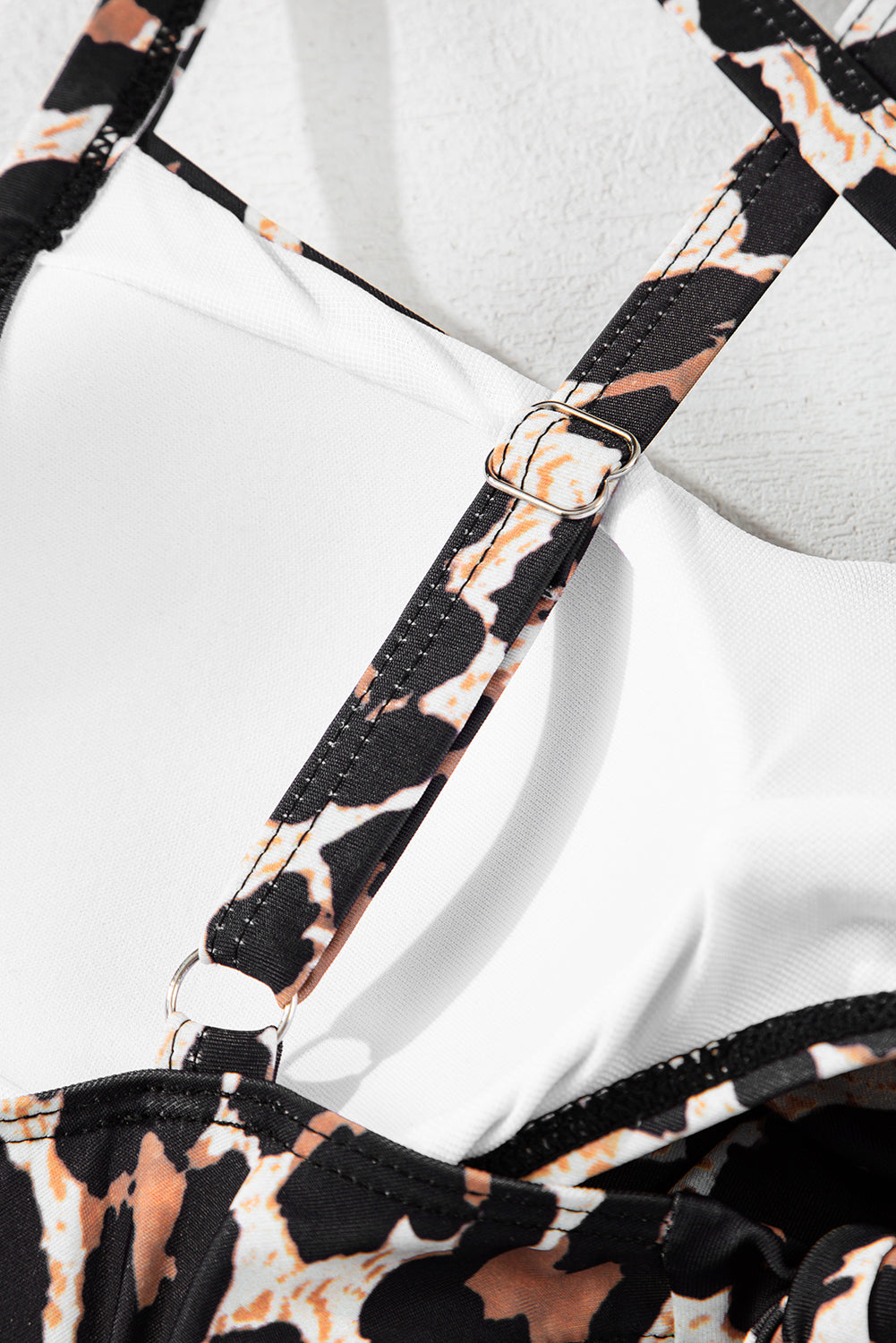 Black leopard 2 tones * monokini