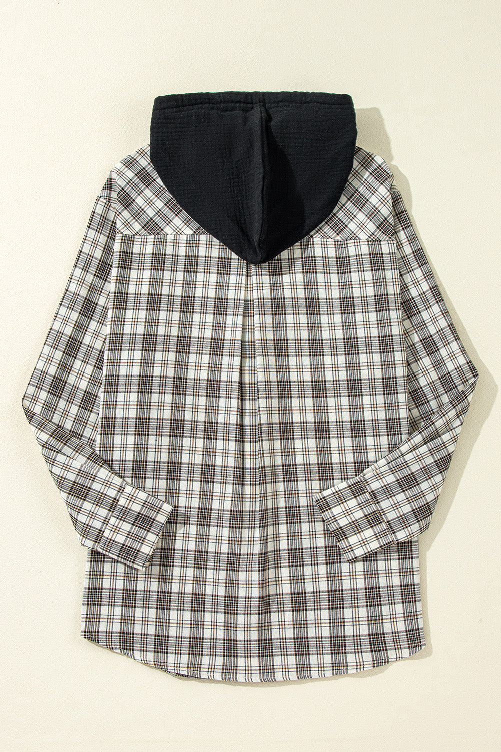 Bout buttoned hooded jacket *