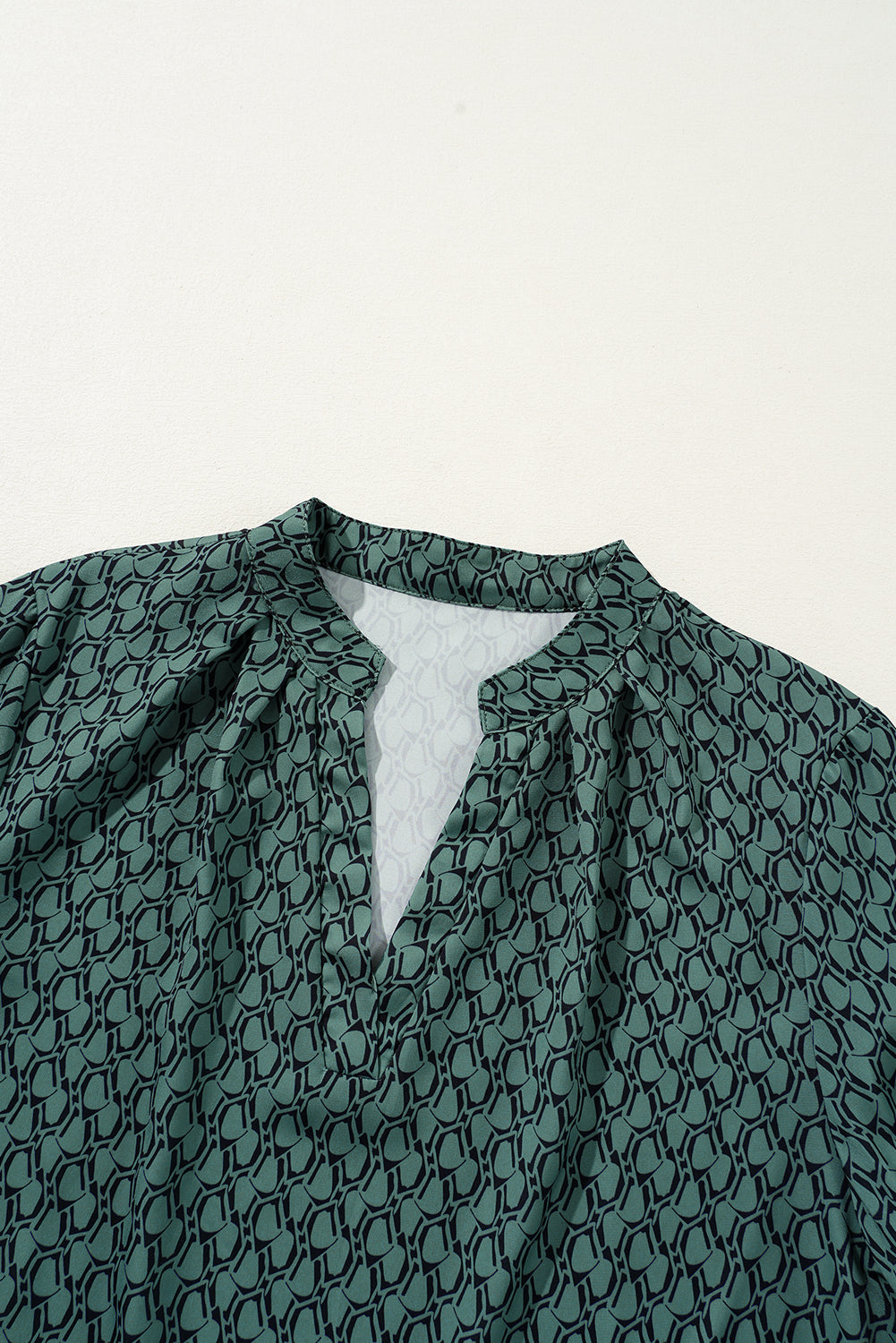Chemisier vert à manches bouffantes *-A WOMAN WE LOVE