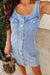 Shortly sleeveless denim dress *