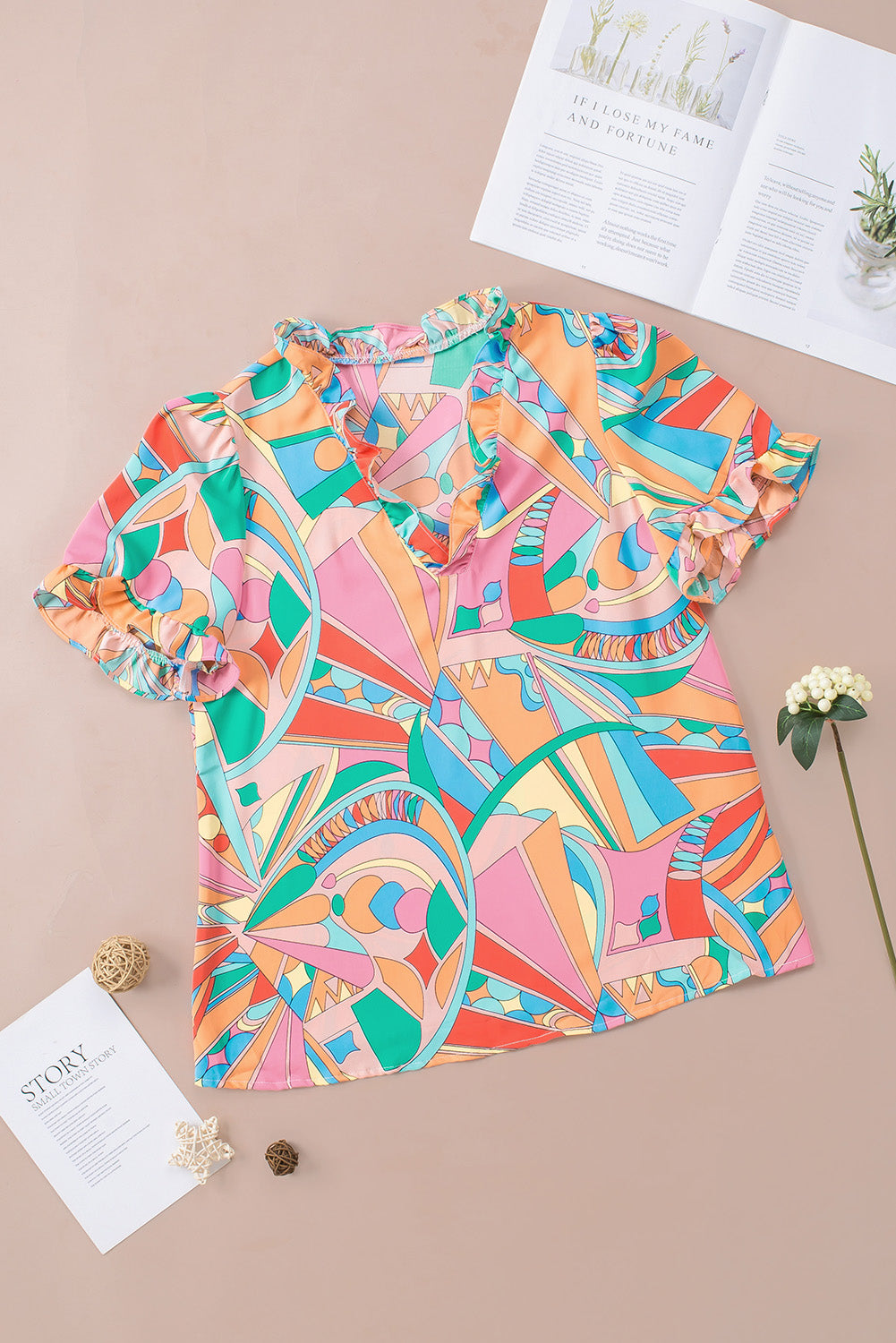 Blouse multicolore à -A WOMAN WE LOVE