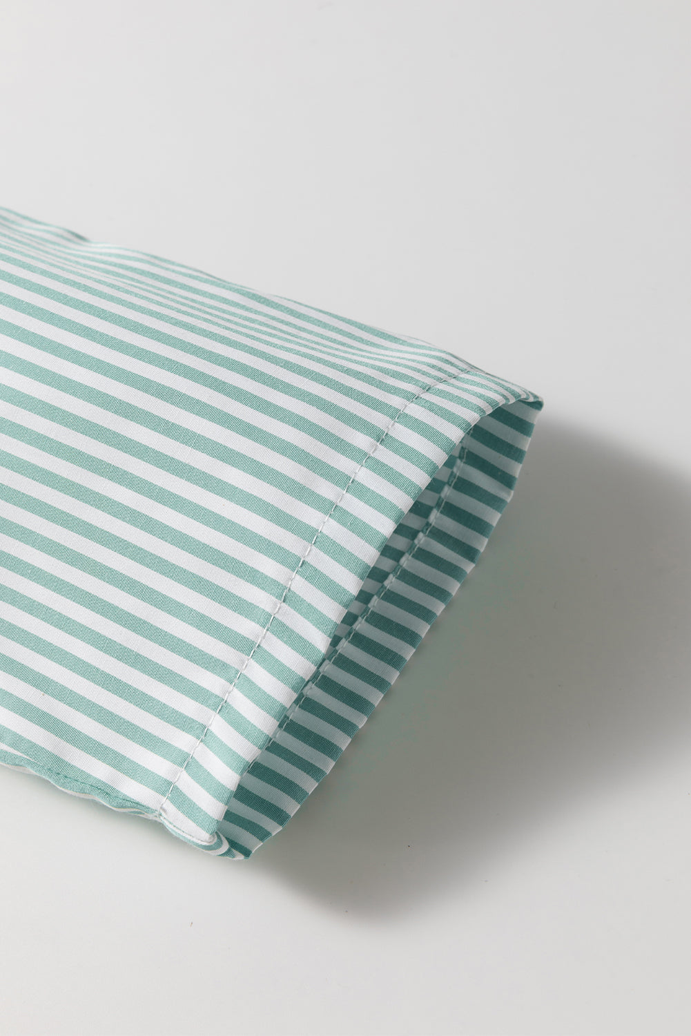Chemise classique patchée à rayures vertes *-A WOMAN WE LOVE