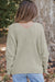 Grey sweater cardigan with front pockets and buttons