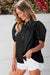 Black -free shirt with puffy sleeves