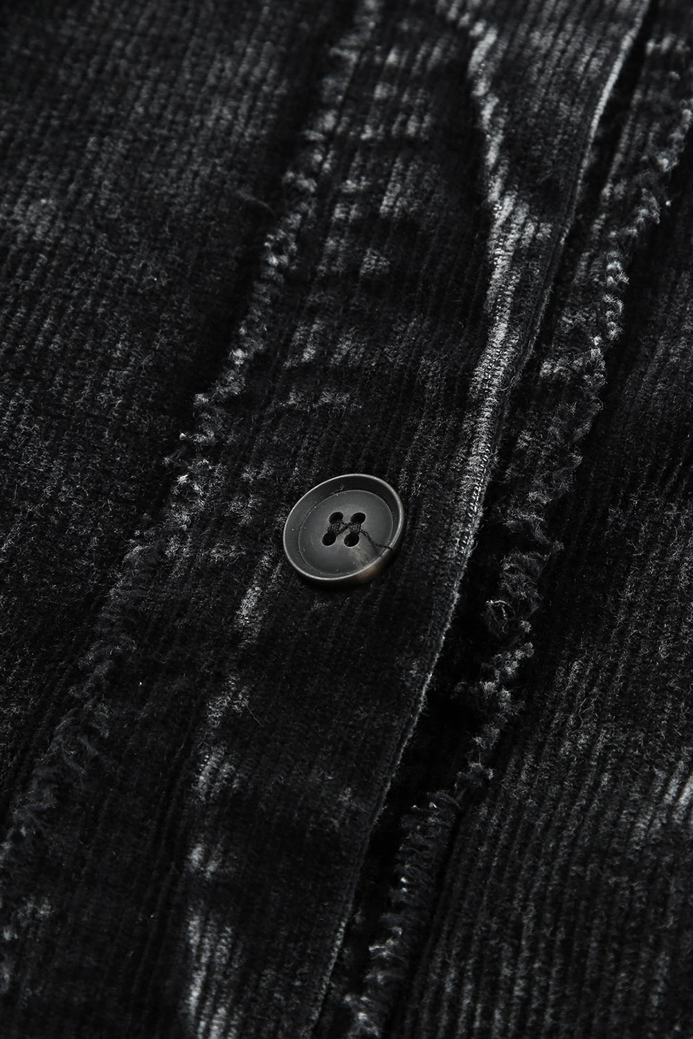 Veste surdimensionnée noire à délavage minéral effet vieilli vintage