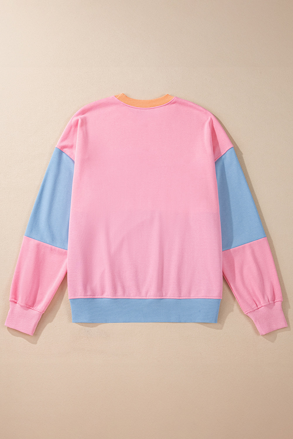 Sky blue sweatshirt with drooping shoulders *