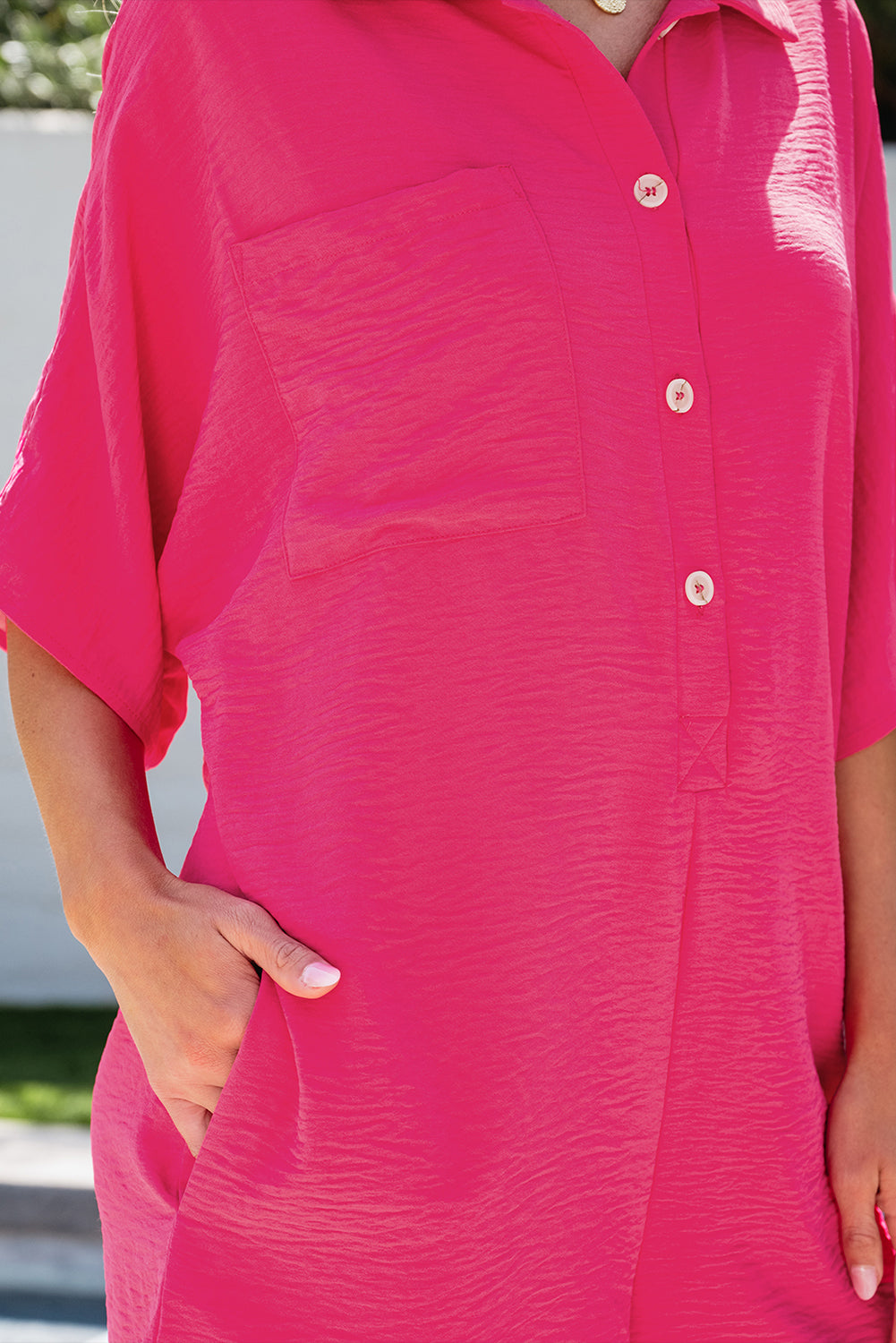 Combi-short ample rose vif *-A WOMAN WE LOVE