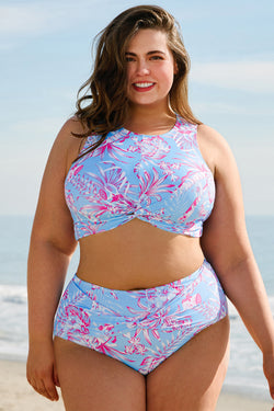 Ensemble bikini imprimé floral grande taille *