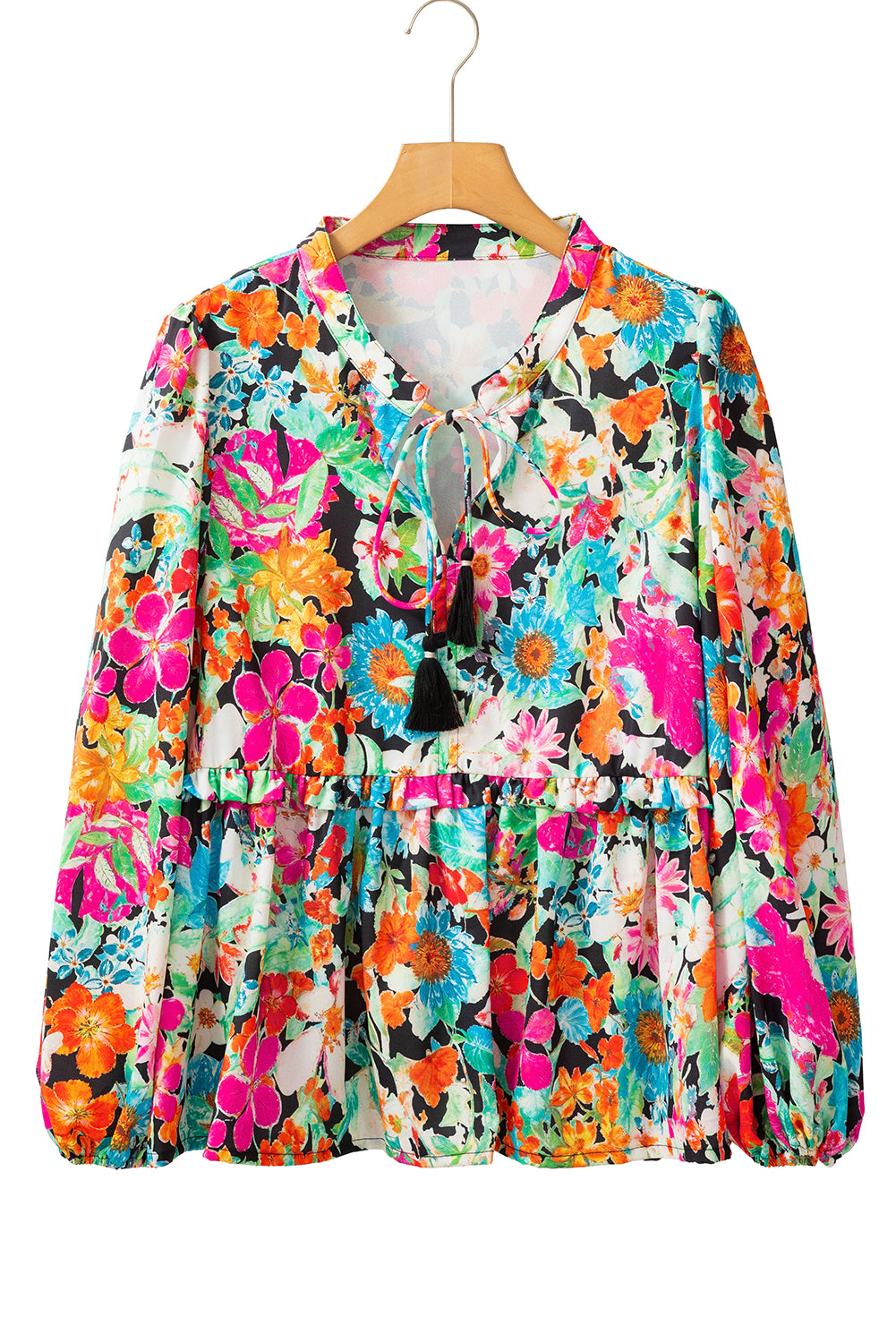 Blouse multicolore à floral-A WOMAN WE LOVE