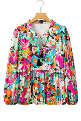 Blouse multicolore à floral-A WOMAN WE LOVE