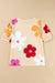 T-shirt with bubbles and flower prints *