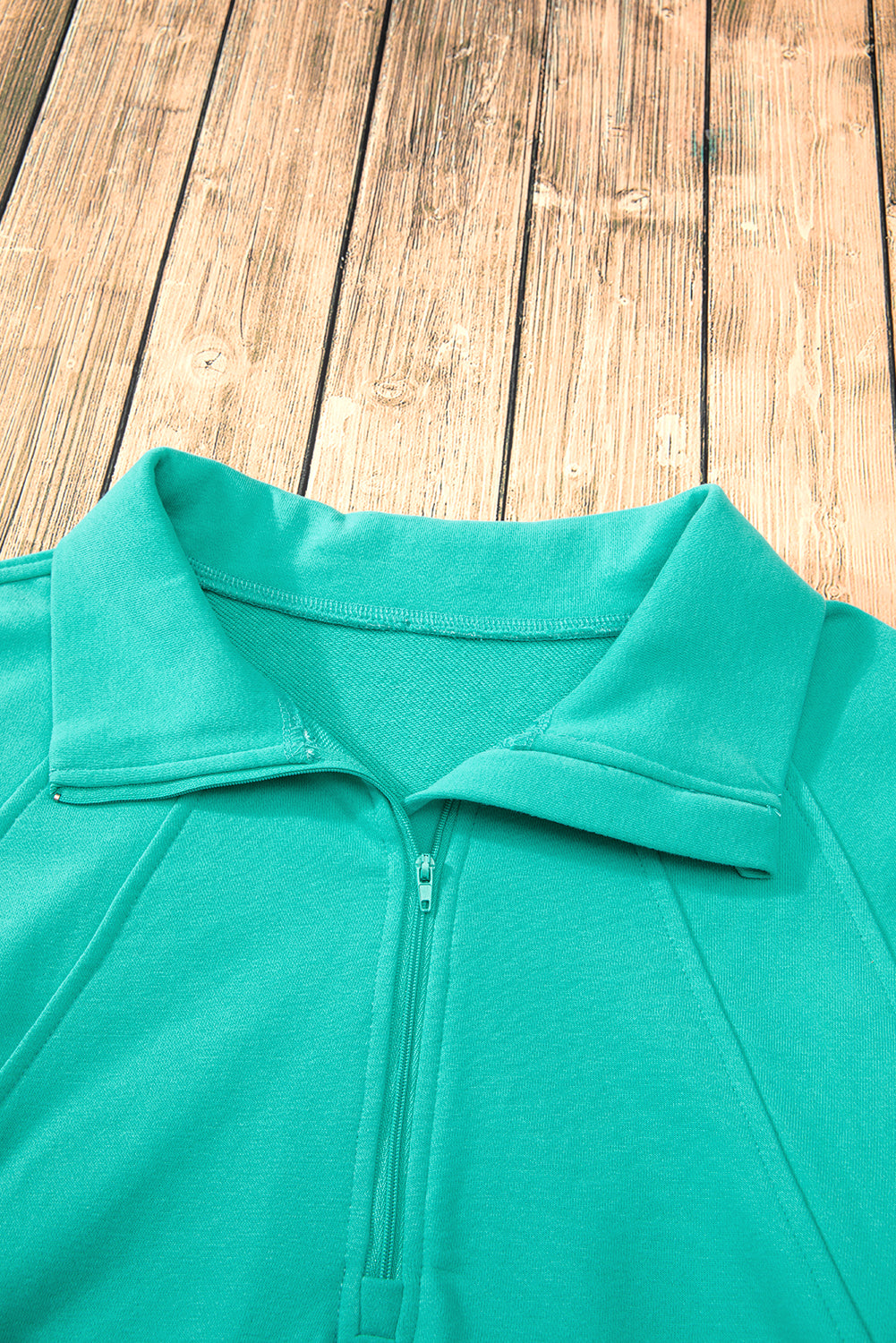 Swein Blue Aruba Sweat Camina con cremallera y collar con bolsillo de canguro